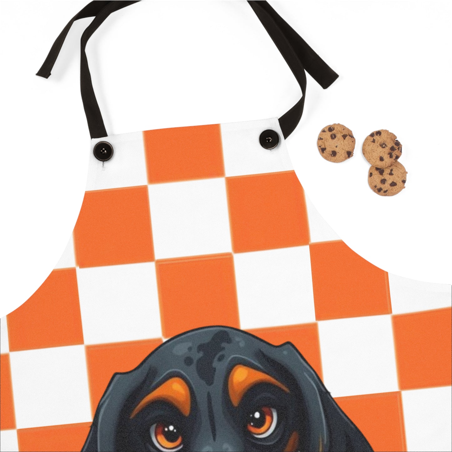 Checkered Apron, Perfect Gift for Tailgate Prep, Quirky Kitchen Accessory, Holiday Cooking Apron, Chef's Gift for Gameday