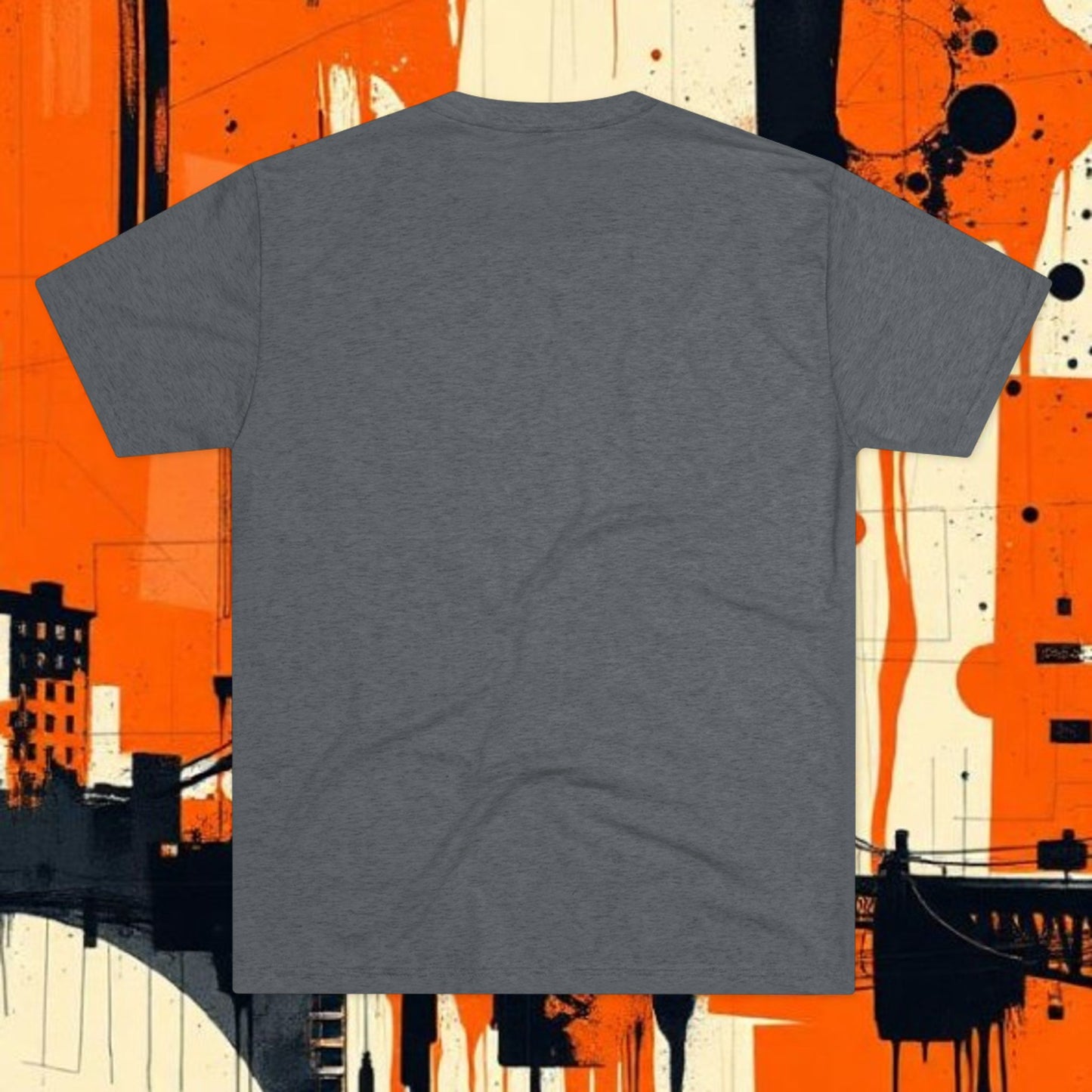 San Francisco Script Tee — Minimal City Skyline Graphic T‑Shirt, Perfect for Gameday, Tri-Blend