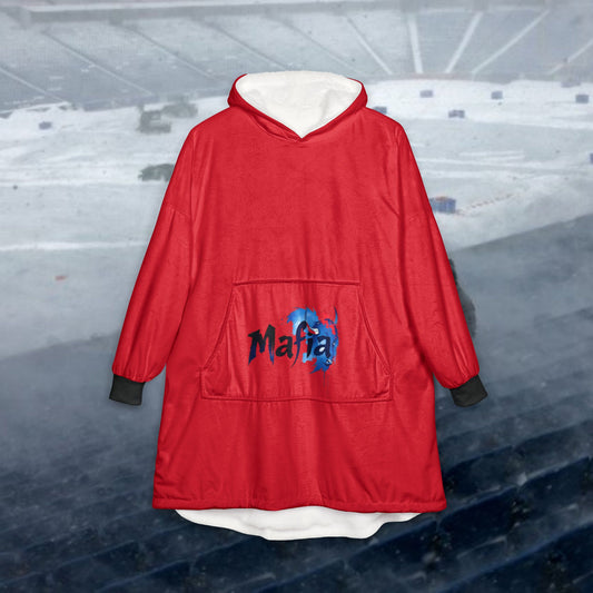 Cozy Unisex Hooded Blanket for Snuggling, Perfect Gift for Game Days, Movie Nights, Stay-at-Home Comfort, Christmas and Birthdays