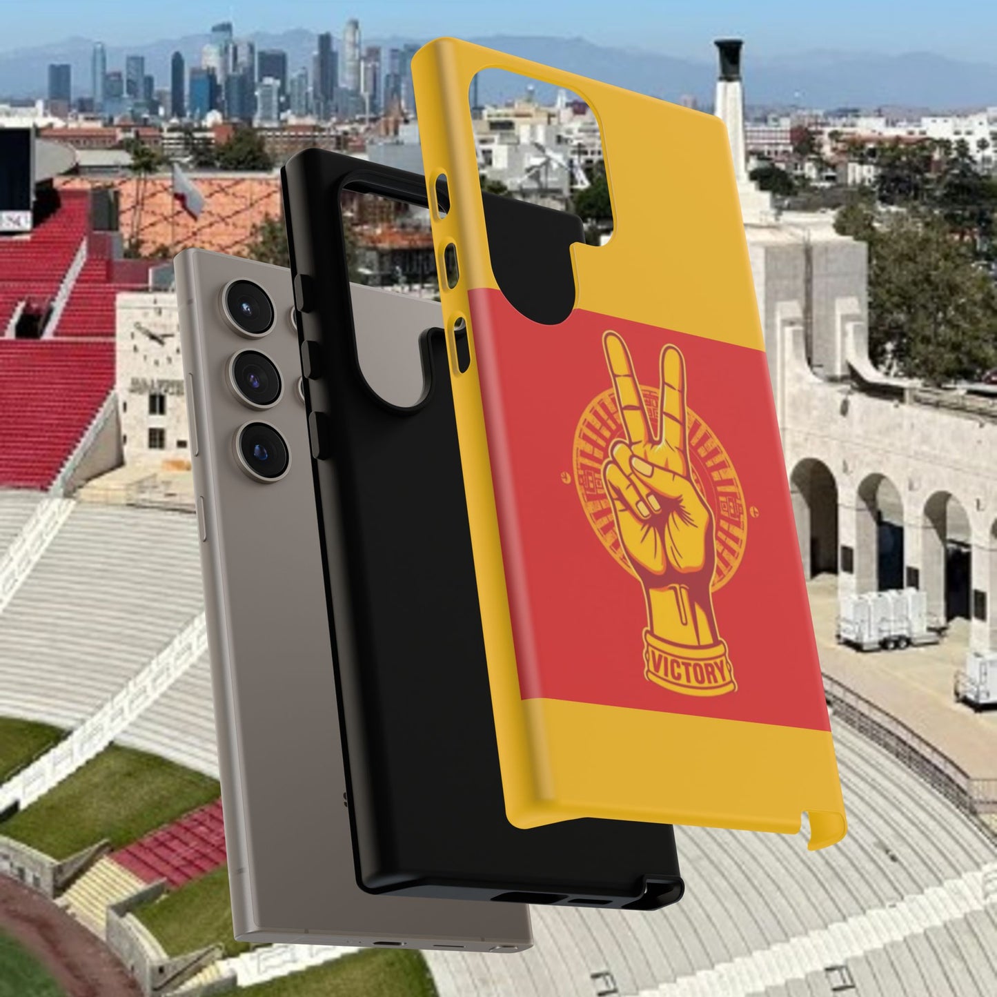 Victory Inspired Symbol Phone Case, Tough Phone Cover, Gift for Empowerment, Inspirational Tech Accessory, Unique Phone Protection