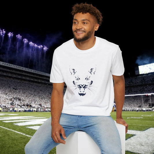 Fierce Silhouette Graphic T-Shirt, Unisex Tee, Gameday Shirt, Casual Wear, College Fashion, Gift for White Out Game