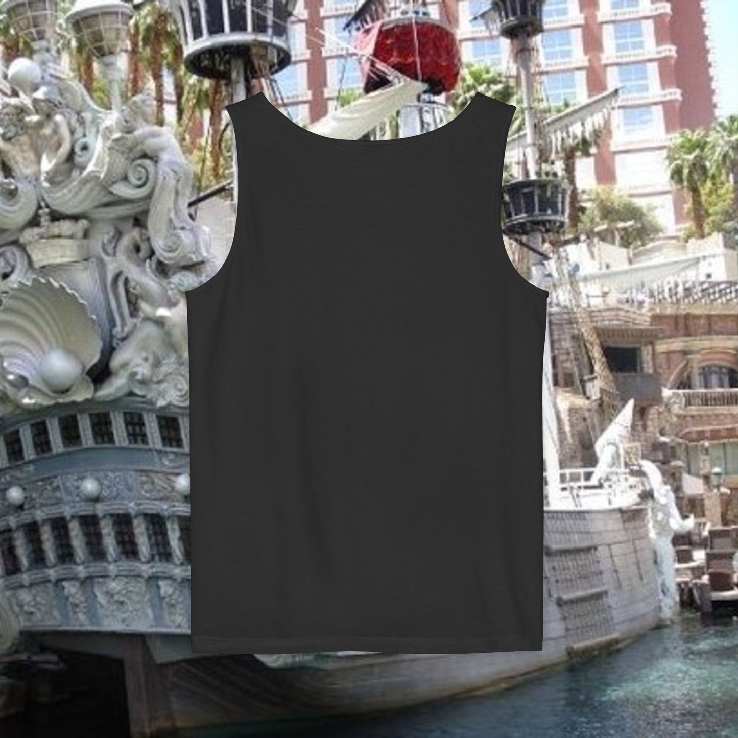 Always Bet on Black Tank Top, Unisex Tank, Casual Summer Top, Gift for Gamblers, Pirate-Themed Apparel, Party Wear, Beachwear