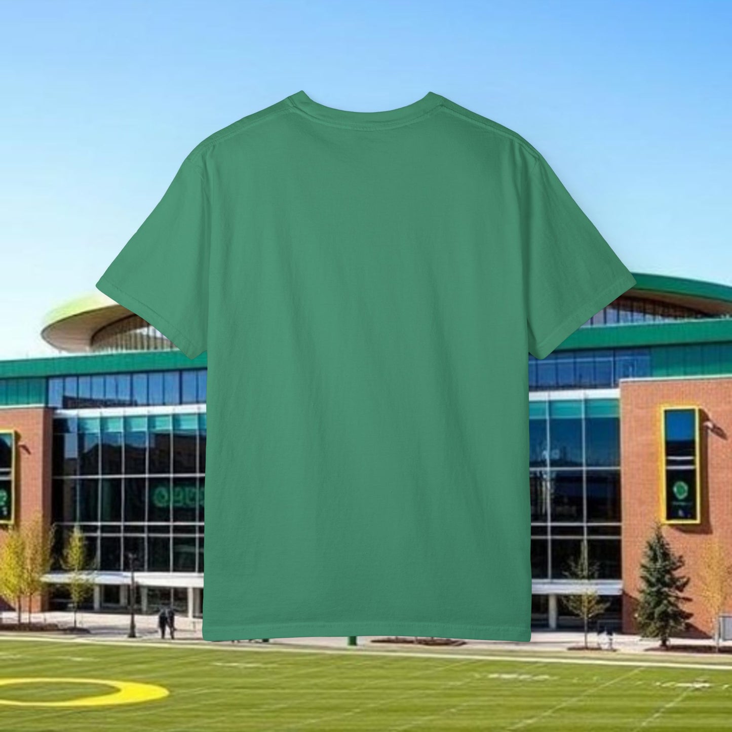 Eugene Oregon T-Shirt, Duck Foot Print T-Sirt. Soft Style. Perfect for Gameday or Relaxing at Home.