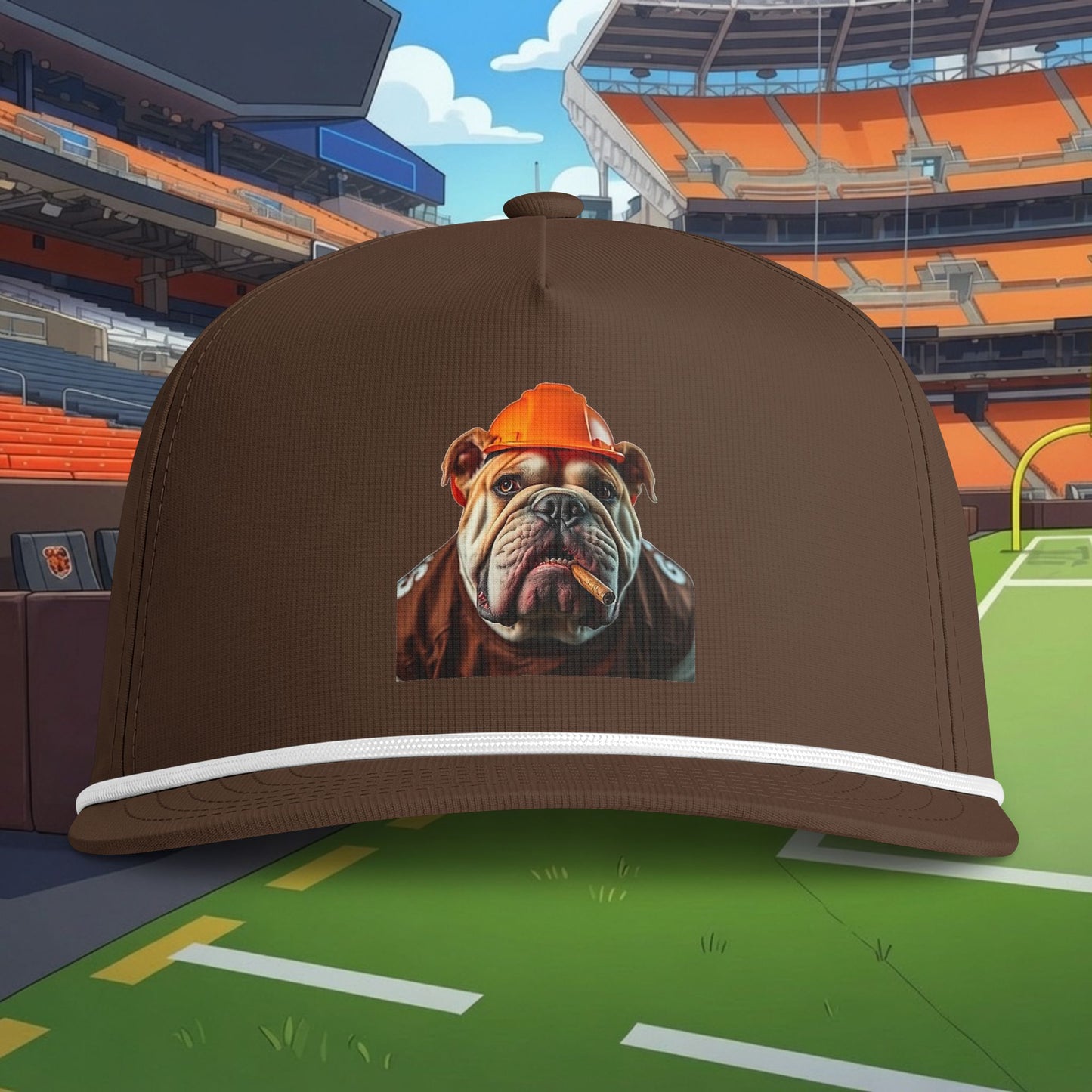 Bulldog Workwear Cap - Sunwashed Rope Trucker Hat