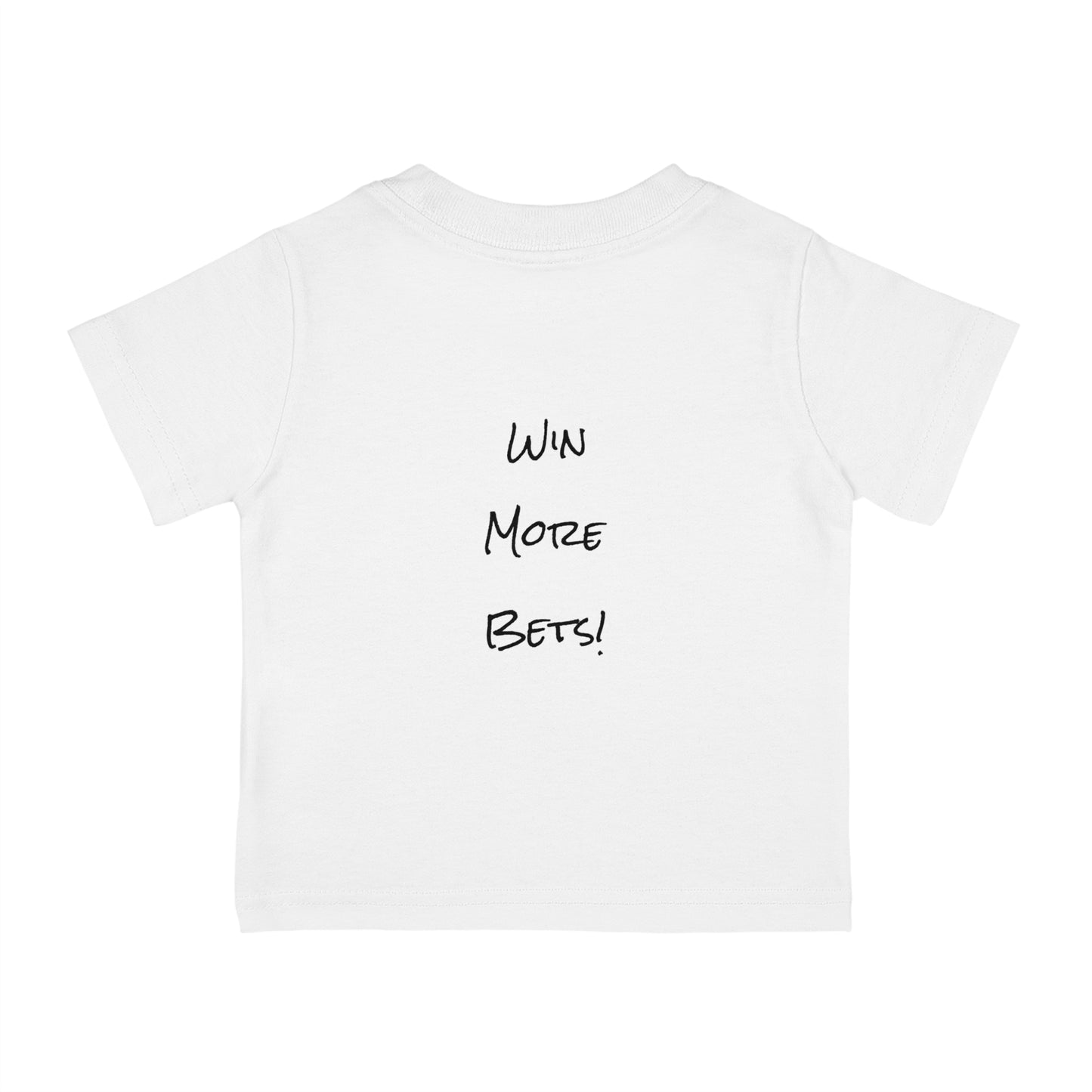 Wing Man "Gambling Problem" Tee, Funny Kids Shirt, Infant Cotton T-Shirt, Unique Childrens Outfit, Gambling Baby Clothes, Gambling Shirt