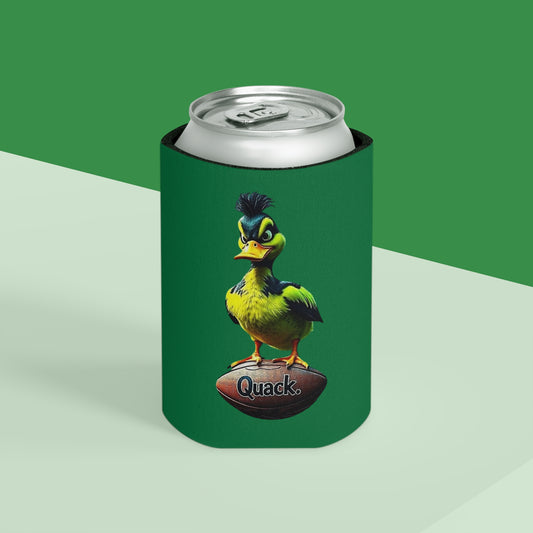Duck on a Football Can Cooler | Game Day Drink Holder, Tailgate Gear, Fun Gift for Sports Fans, Summer Parties, Gameday