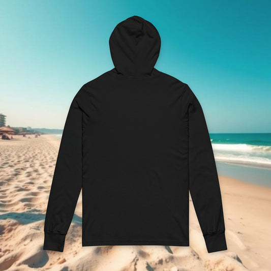 Vibrant Art-Inspired Unisex Hoodie, Beach Wear, Gift for Artists, Casual Outfit, Trendy Long Sleeve Tee