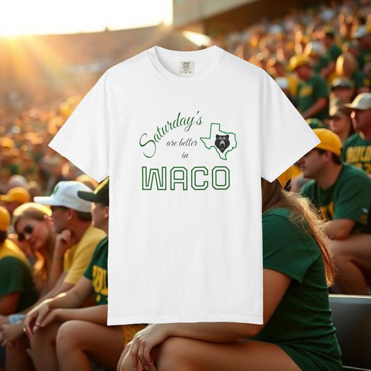 Waco Saturdays Unisex T-Shirt, Unisex garment-dyed t-shirt, Ultra soft material.