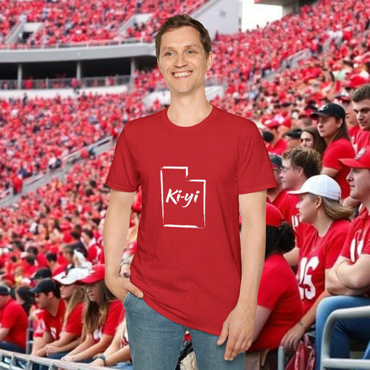 Ki-yi Softstyle Unisex T-Shirt | Casual Wear, Gift for Friends, Utah Pride, Comfortable Tee, Unique Graphic Shirt