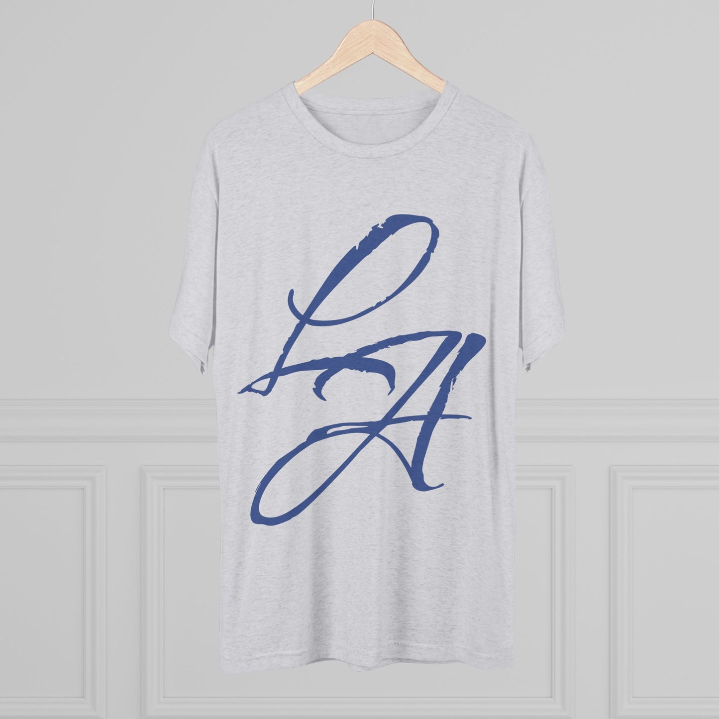 LA Script T‑Shirt — Vintage Los Angeles Graphic Tee, Super Soft Tri-Blend Material