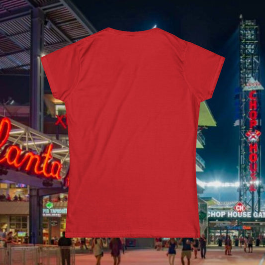 Baseball Stars Women's Softstyle Tee with Number 13 | Cozy Sports Tee | Perfect for Game Day, Birthdays, and Team Support