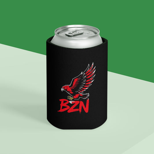 Bozeman Can Cooler, Beer Can Koozie for Tailgates and Parties. Stand out with this Hawk Design!
