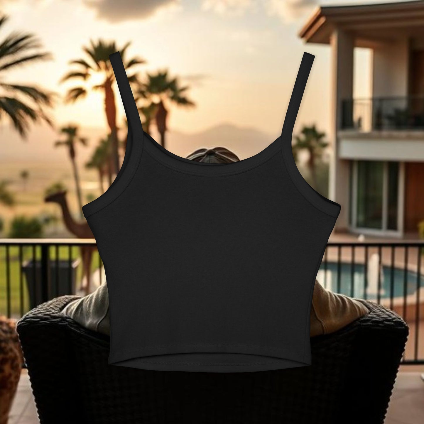 The Wing Man Stylish Women's Spaghetti Strap Tank Top for Relaxed Days, Summer Wear, Beach Vibes, Casual Outfits, Gift for Her