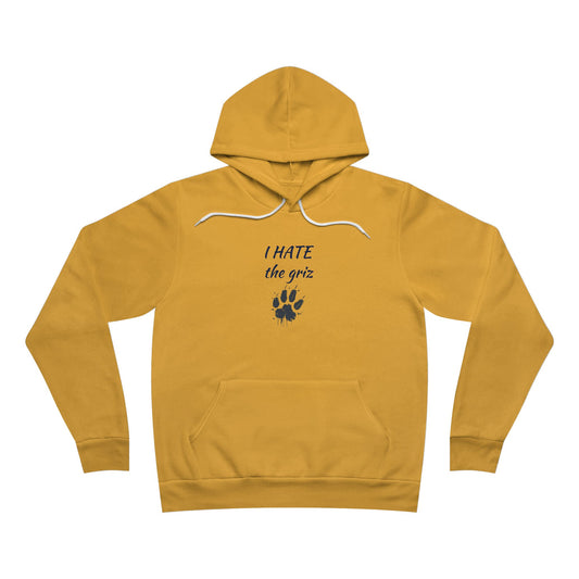 I Hate the Grizzlies Hoodie, Bobcat Pullover, Gift for Sports Fans, Cozy Sweatshirt, Casual Everyday Wear