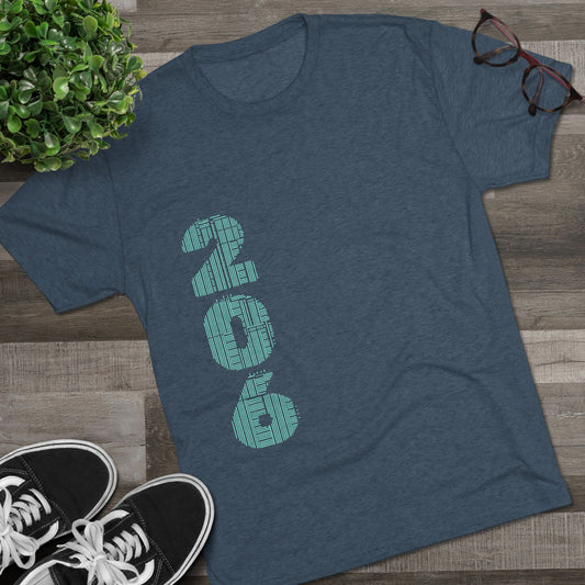 Seattle Space Needle Vertical 206 Tee — City Skyline Graphic T‑Shirt