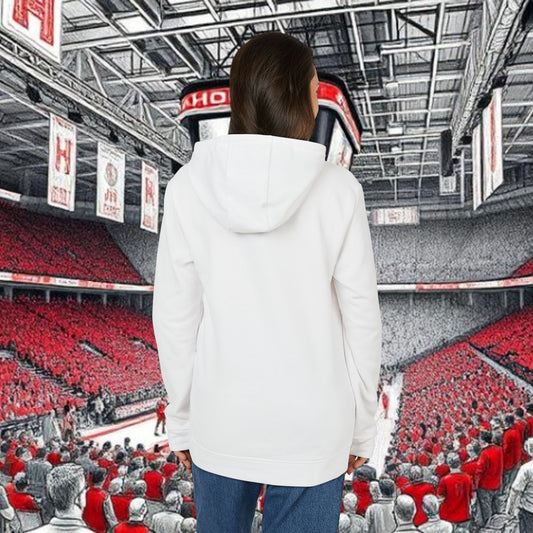 Fleece Hoodie, Unisex Comfort Wear, Sports Event Gear, Gifts for Students and Fans