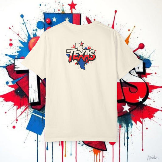 Texas 817 Graphic T-Shirt — Red, White & Blue State Pride Tee, Arlington Texas, Soft-Style T-Shirt, Perfect for Gameday