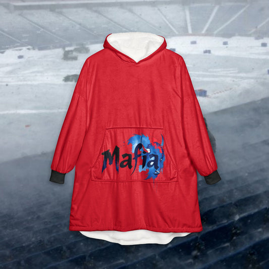 Cozy Unisex Hooded Blanket for Snuggling, Perfect Gift for Game Days, Movie Nights, Stay-at-Home Comfort, Christmas and Birthdays