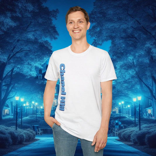 Chapel Hill 23 Unisex Softstyle T-Shirt - Casual Fan Tee, Sportswear, College Apparel, Gift for Graduates, Game Day Shirt