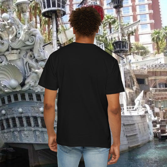 Always bet on Black Graphic Tee, Skull Shirt, Unisex Casual Wear, Football Games, Las Vegas Fans