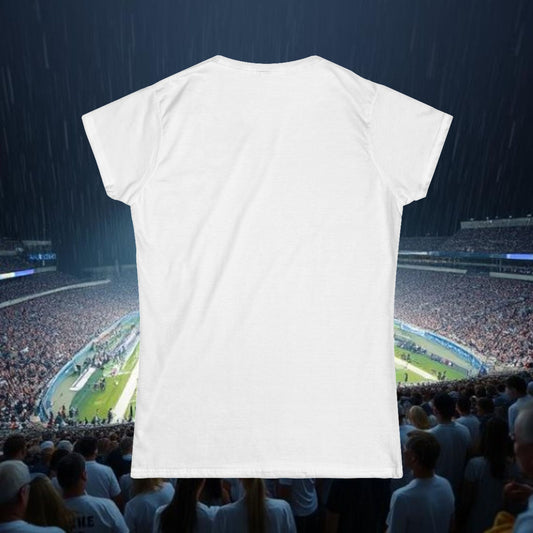 Women's Zombie Nation Tee - Softstyle, Penn State Fan Apparel, Graphic Tee, Casual Wear, White Out Shirt