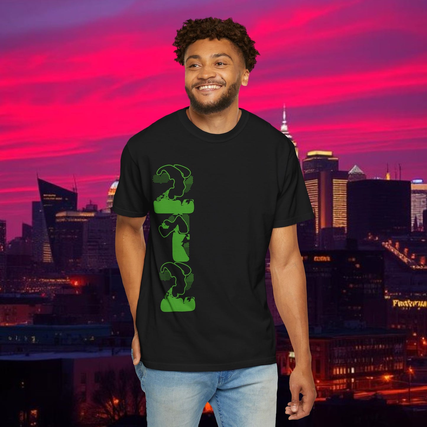 Philly Green Script T-Shirt