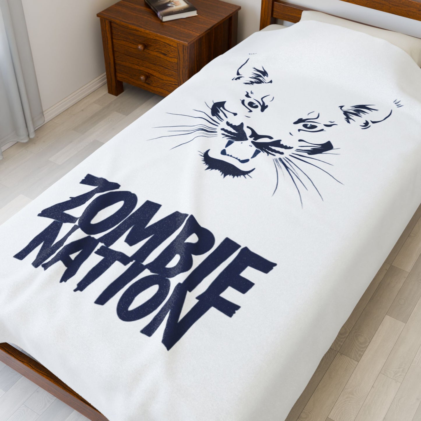 Zombie Nation Velveteen Plush Blanket – Fierce Design