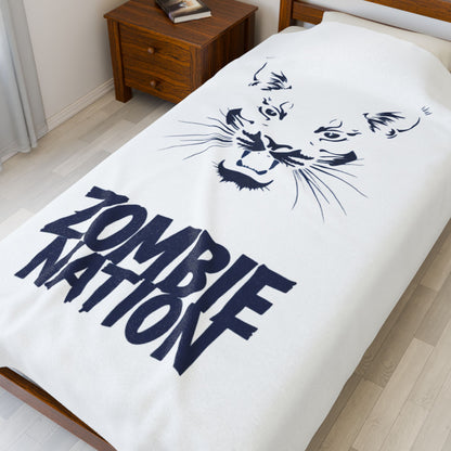 Zombie Nation Velveteen Plush Blanket – Fierce Design
