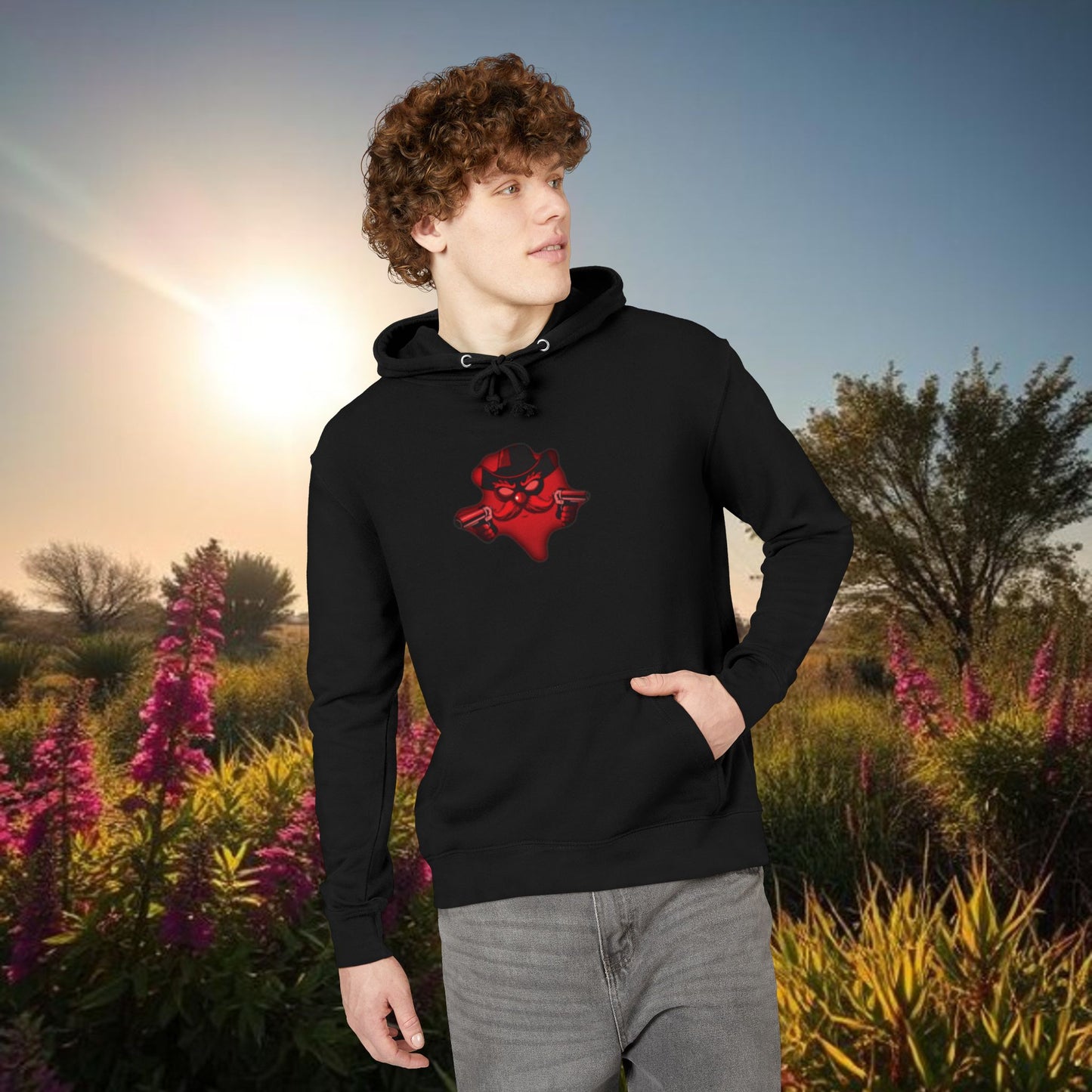 Stylish Hoodie with Playful Design, Unisex Pullover, Casual Wear, Unique Gift for Friends, Gameday Style, Everyday Comfort