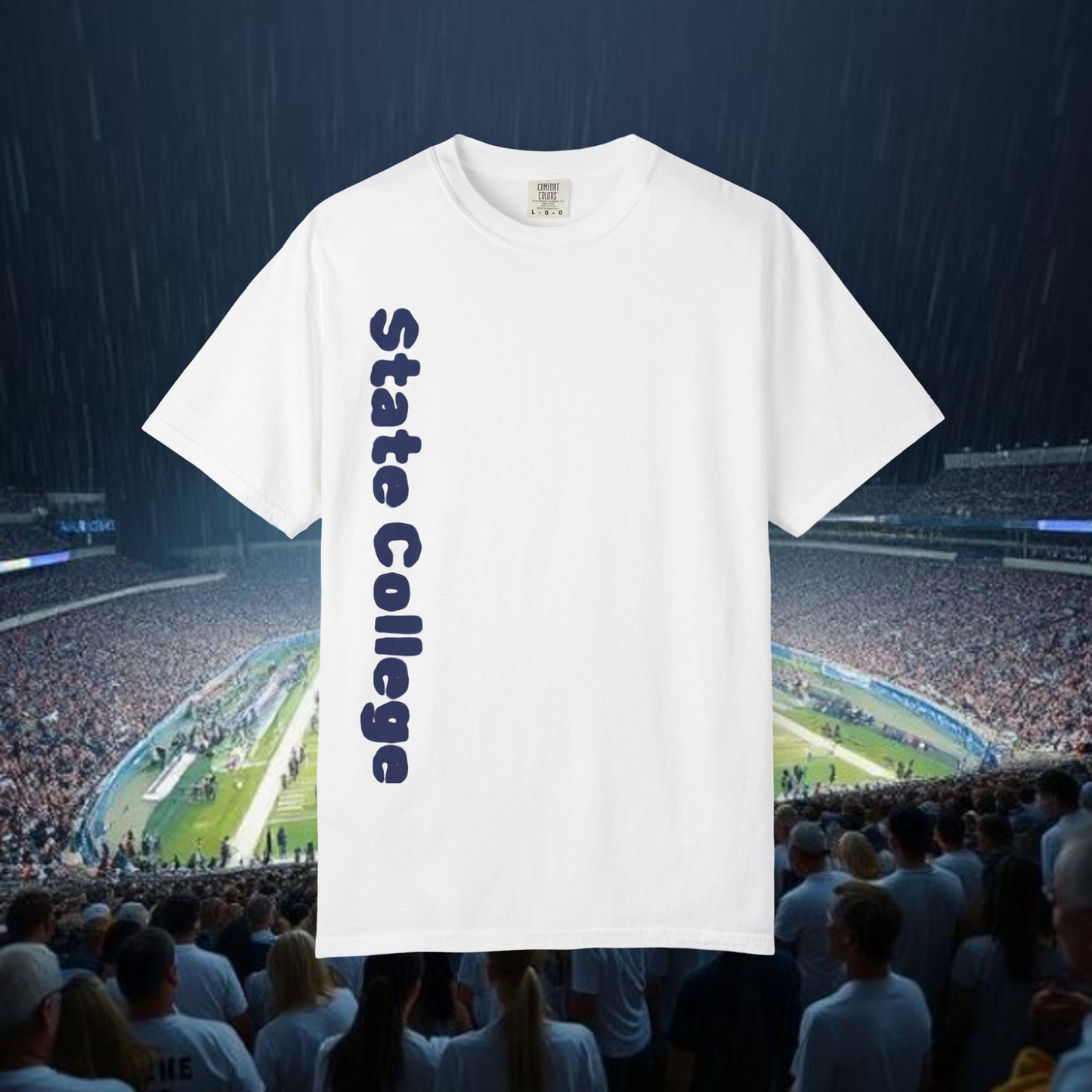 State College Tee - Unisex Garment-Dyed T-Shirt, College Merch, Graphic Tee, Nittany Lion Shirt, Back to School Style