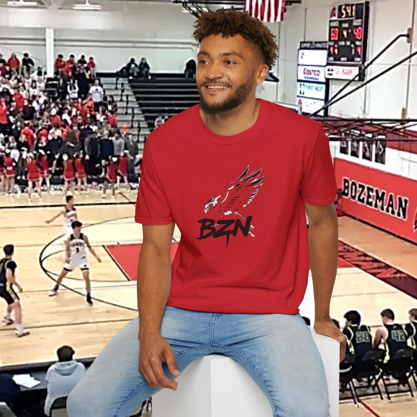 Bozeman Hawk Soft Style T-Shirt