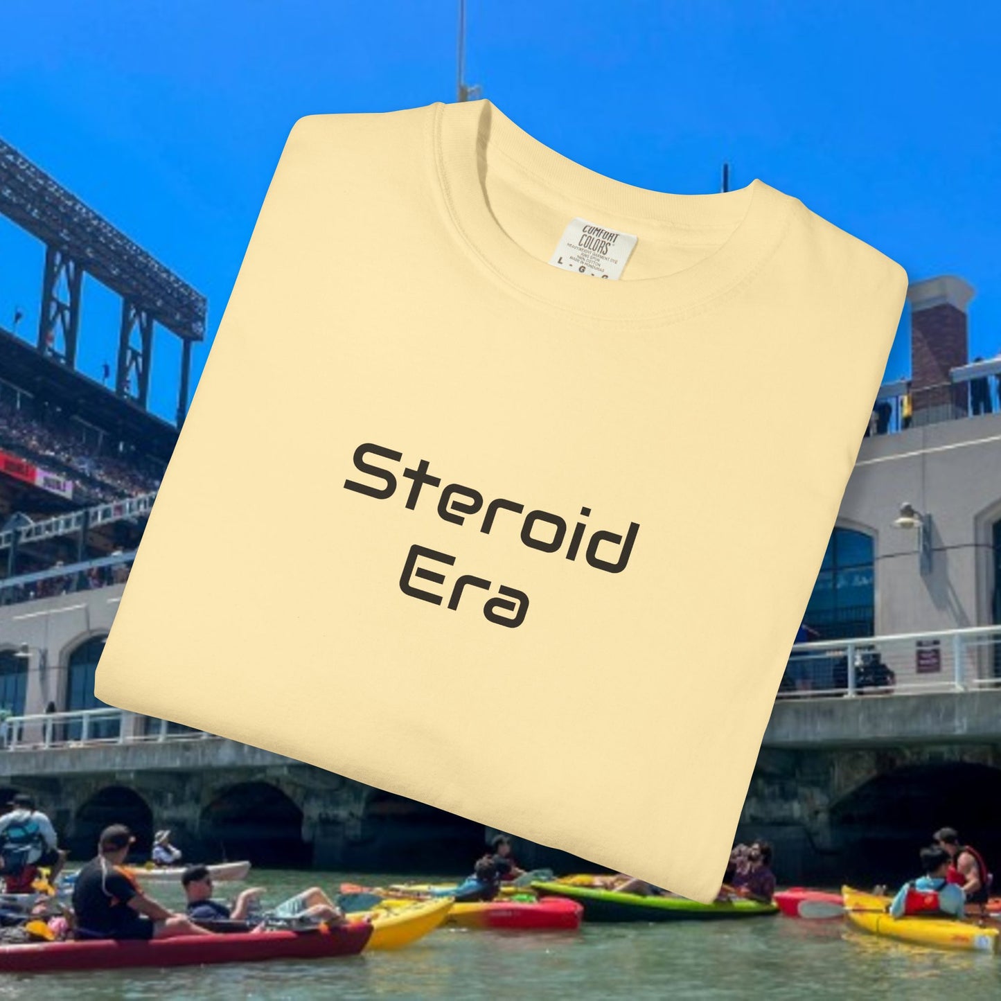 Vintage Baseball Unisex Garment-Dyed T-shirt, 90's Steroid Era Tee Shirt, Athletic Sports Tee, Retro Baseball Shirt, Sports Fan Gift,