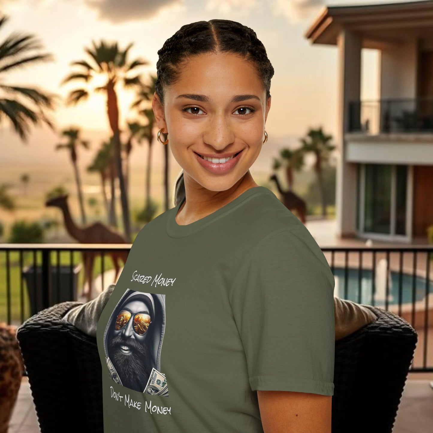 Scared Money Unisex Softstyle T-Shirt - Casual Wear, Streetwear, Gift for Him, Statement Tee, Urban Fashion