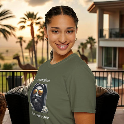 Scared Money Unisex Softstyle T-Shirt - Casual Wear, Streetwear, Gift for Him, Statement Tee, Urban Fashion