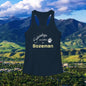 Bozeman Saturdays Racerback Tank, Women's Workout Top, Casual Summer Top, Gift for College Students