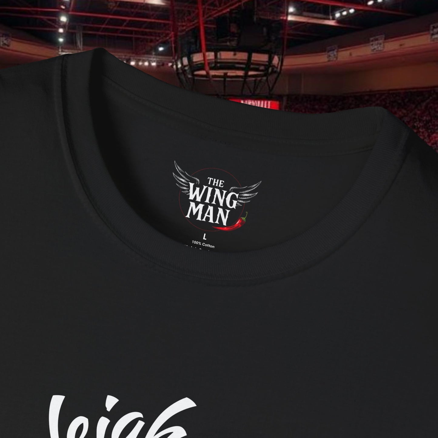 Raleigh Paw Print Unisex Softstyle T-Shirt, Fan Gear, College Spirit Wear, Game Day Apparel, Unique Gift for Students