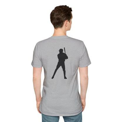 Baseball Batter Graphic T-Shirt — Silhouette Logo Tee