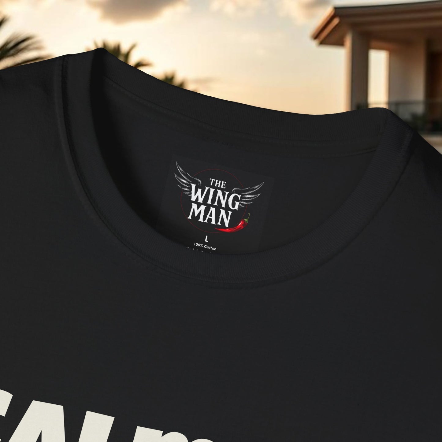 Calm Vibes Unisex Softstyle T-Shirt | Relaxing Tee, Chill Shirt, Gift for Stress Relief, Casual Wear, Mindfulness Apparel