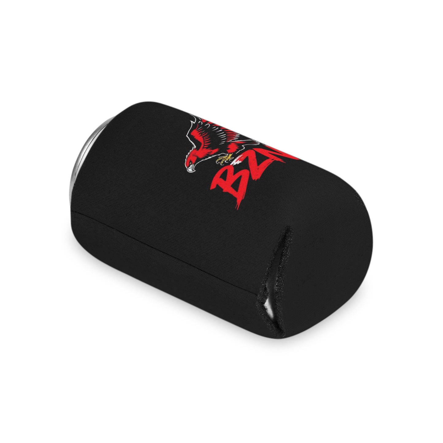 Bozeman Can Cooler, Beer Can Koozie for Tailgates and Parties. Stand out with this Hawk Design!
