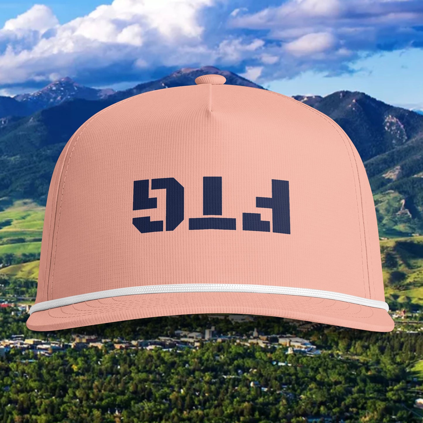 Sunwashed Rope Cap - Retro Knit Snapback Hat