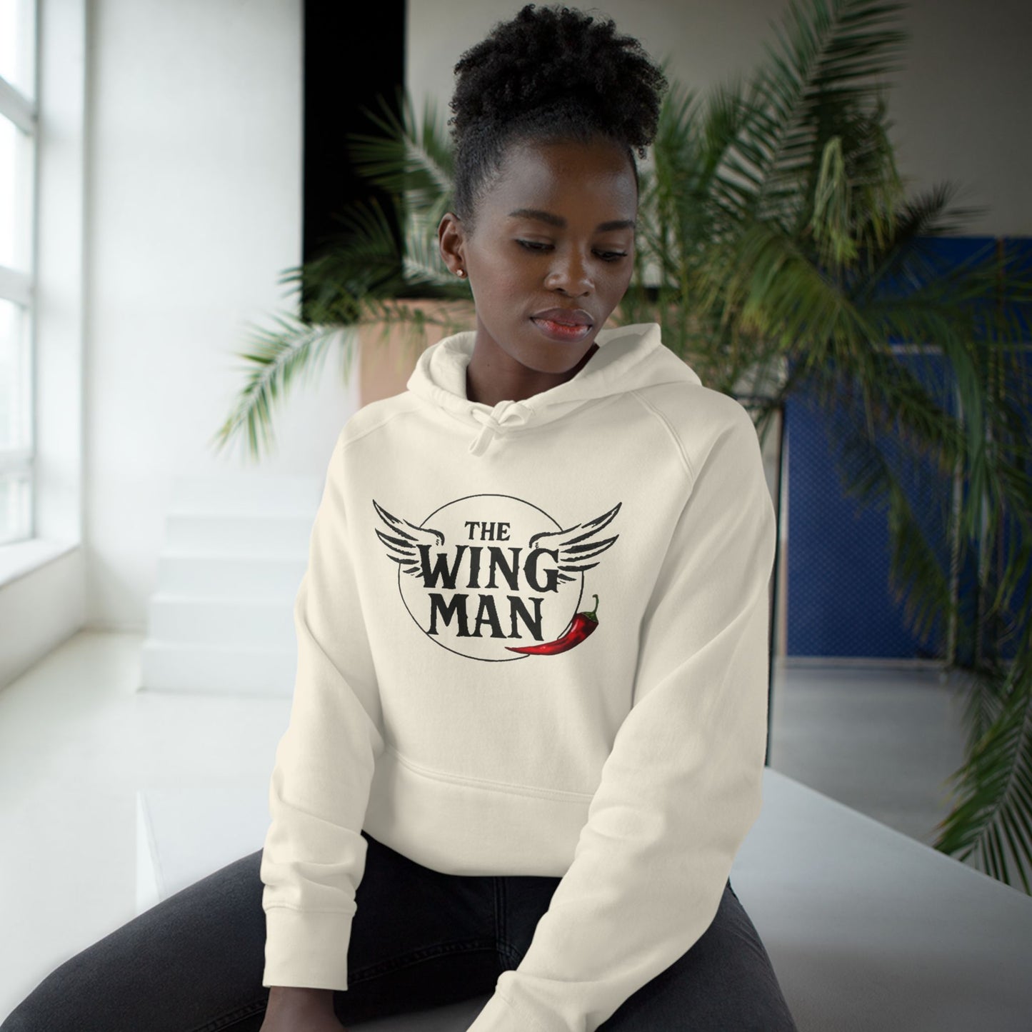 The Wing Man Unisex Hoodie | Casual Wear for Friends, Gift for Besties, Comfy Layer, Hooded Sweatshirt, Relaxed Style