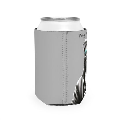 Wing Man Vibes Can Cooler Sleeve | Funny Gift for Men | Party Accessory | BBQ or Beach Cooler | Unique Beverage Holder | Groomsmen Favor