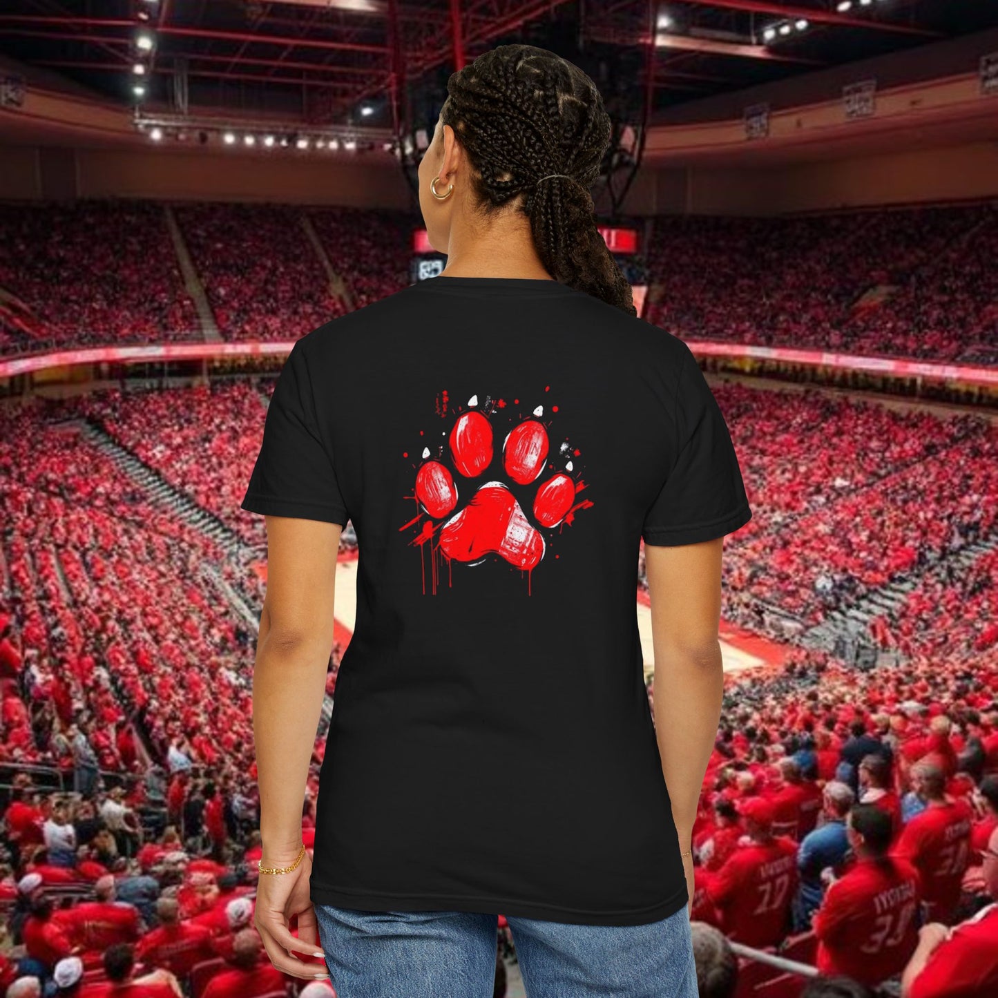 Raleigh Graphic Unisex Garment-Dyed T-shirt, Sports Fan Tee, College Apparel, Gift for Him/Her, Casual Wear, Spirit Wear