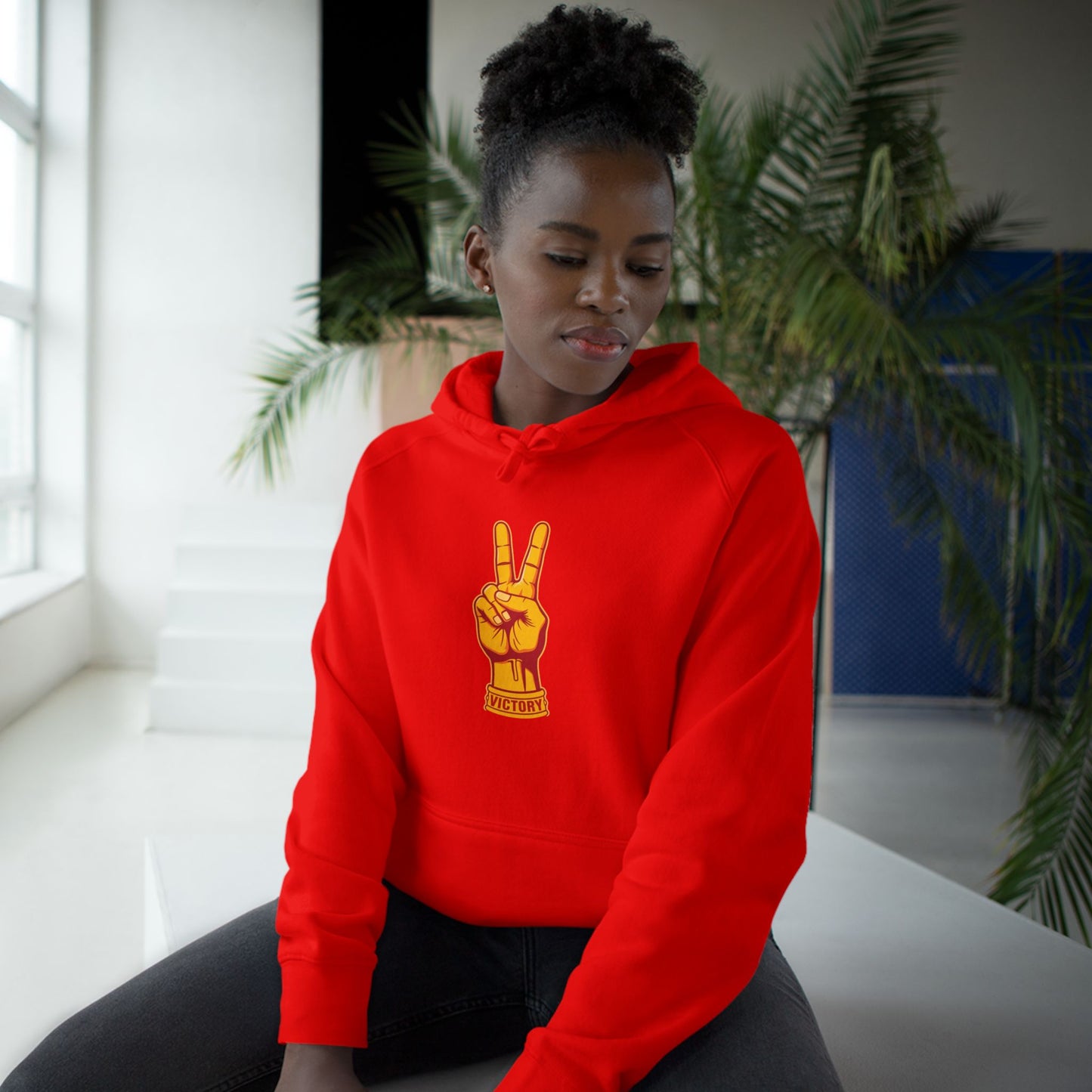 Victory Themed Unisex Hoodie, Perfect for Football Fans, Tailgate & Gameday Hoodie