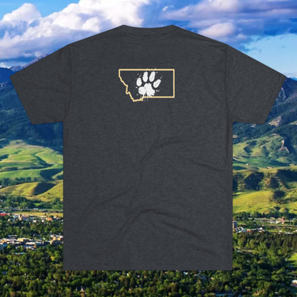 Montana 406 Tee — State Paw Print T‑Shirt