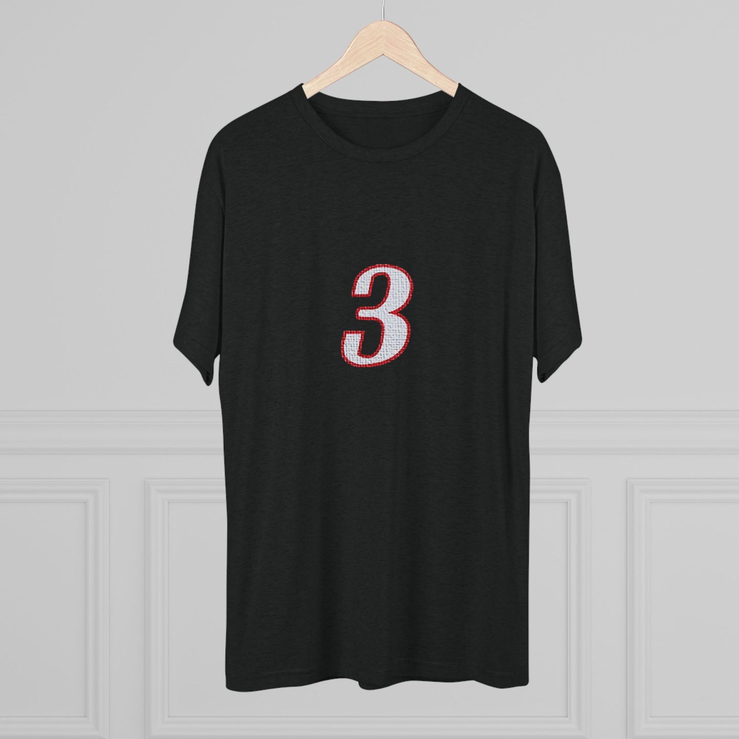 Legends Philly 3 Graphic Tee — Retro Number Front, Script 'Philly' Back