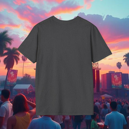 Colorful Acoustic Guitar T-Shirt, Music Lover's Tee, Festival Wear, Gift for Musicians, Vibrant Graphic Shirt