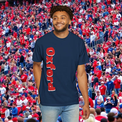 Oxford Graphic Tee: Stylish Unisex T-shirt, Perfect for Game Day, College Spirit Wear, Casual Outings, Gifts for Fans