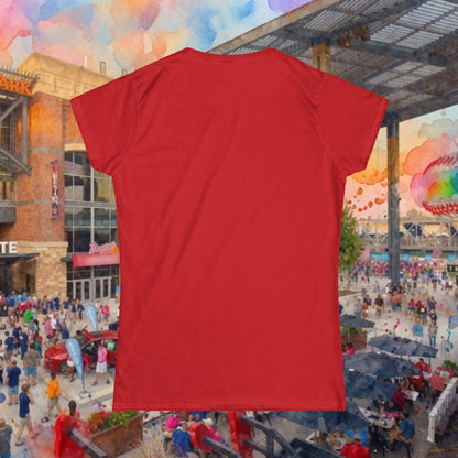 Baseball Stars Women's Softstyle Tee with Number 13 | Cozy Sports Tee | Perfect for Game Day, Birthdays, and Team Support
