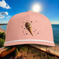 Ice Cream Cone Rope Cap — Retro Sunwashed Beach Hat